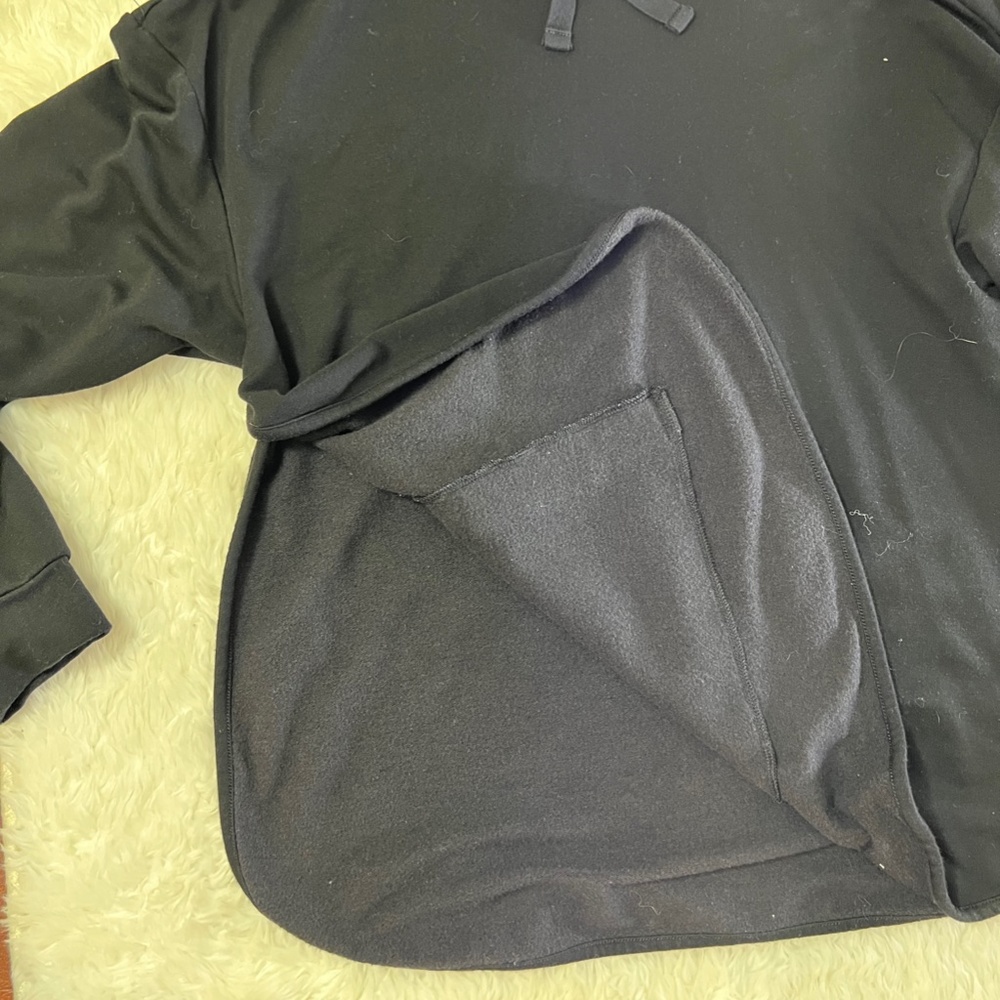 Gap Maternity Open Side Hoodie - Black/Medium - Picture 4 of 6